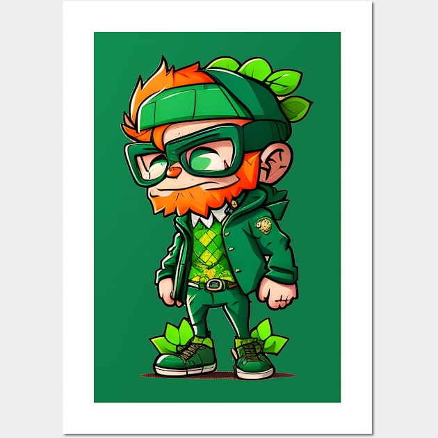 Funny Luck of the Irish St. Patrick's Day Wall Art by Matthew Ronald Lajoie